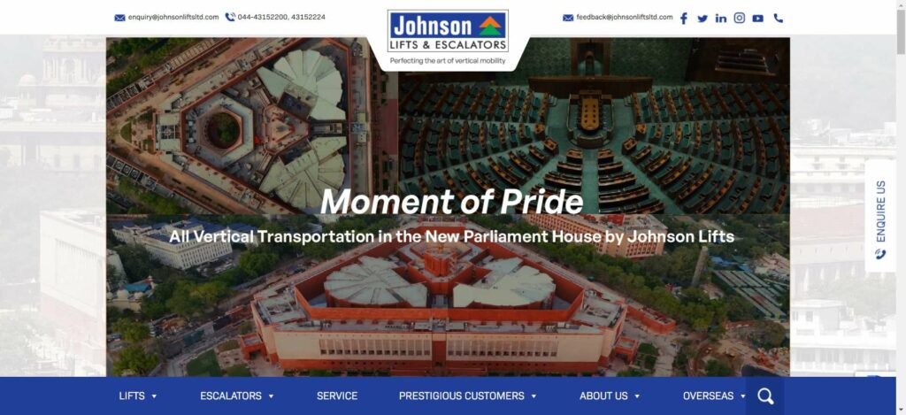 Johnson Lifts Pvt. Ltdescalator company in india - FUJIXD