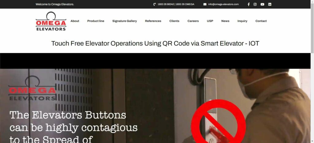 Omega Elevators - escalator company in india - FUJIXD
